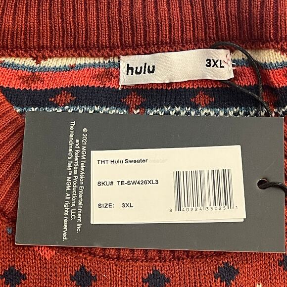 Hulu The Handmaid's Tale LET FREEDOM RAGE Ugly Christmas Sweater Size 3XL NWT - Picture 6 of 6